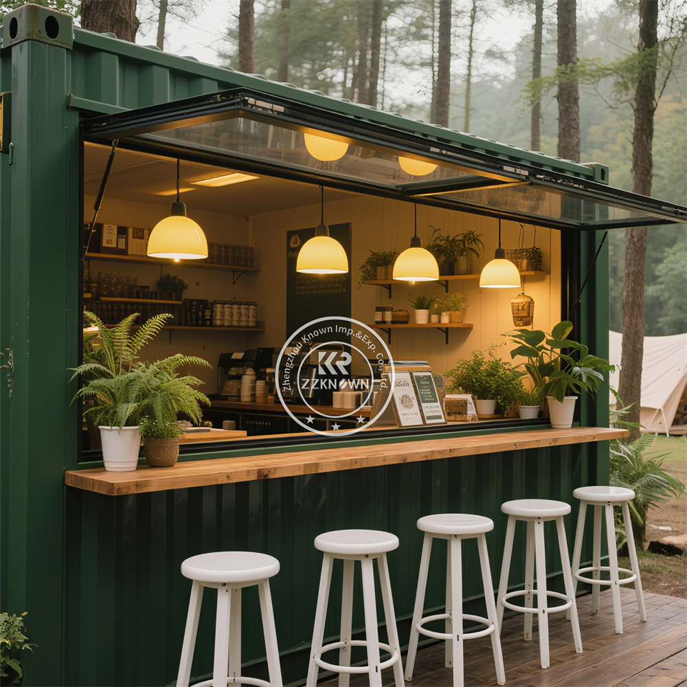 Fast Food With Snacks - High Quality Prefab Container Restaurant Customized