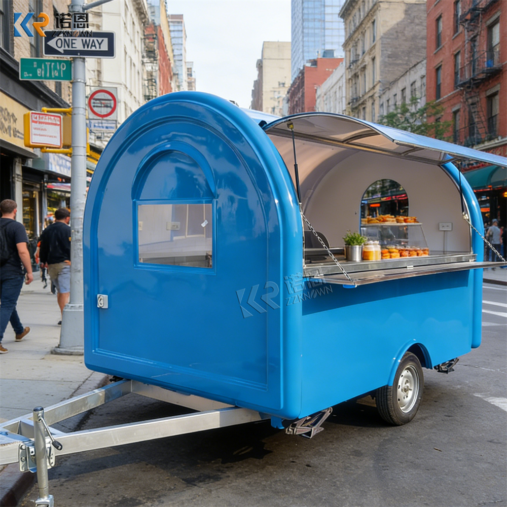 Fast Food With Snacks - Customizable Snack Catering Trailer Mobile Food
