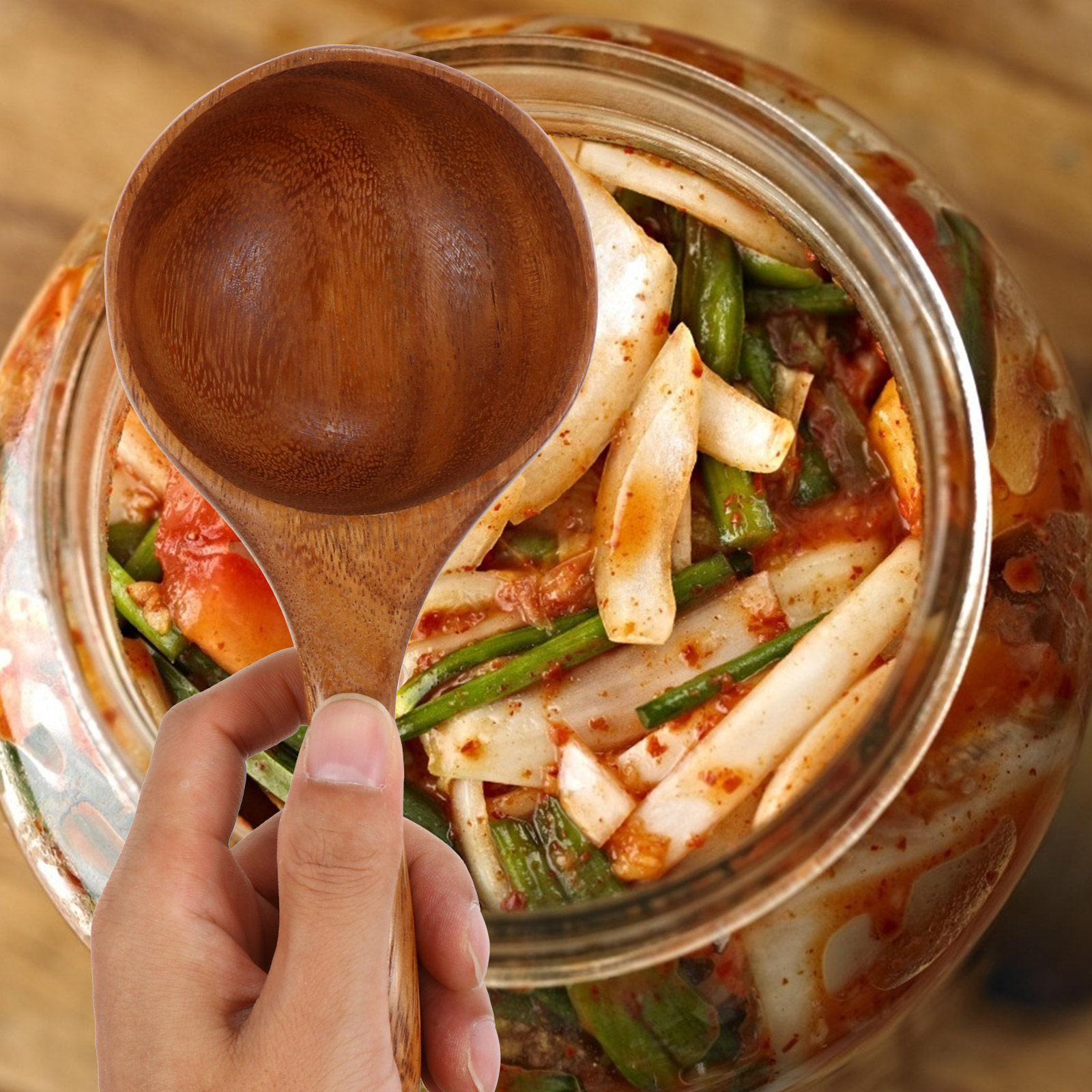 Food Snacks That Are Green - 1Pcs Premium Wood Pickle Bowl for
