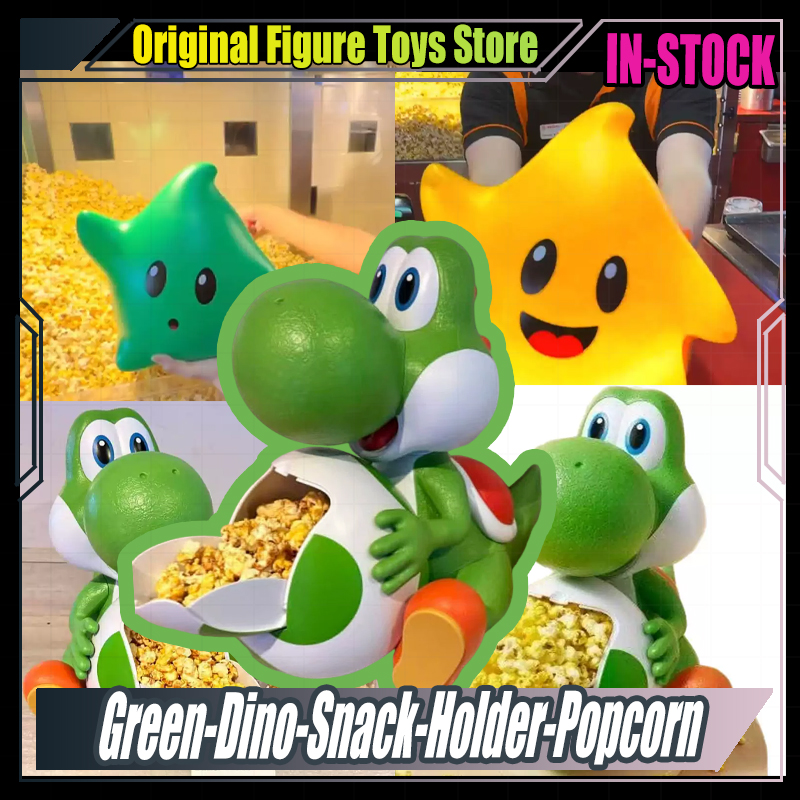 Food Snacks That Are Green - Cartoon Green Dinosaur Popcorn Bucket Reusable