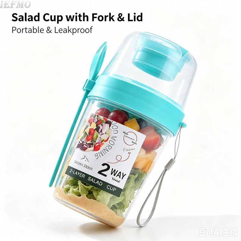 On-the-Go Salad Bowl Set with  – обзор и цена Food Snacks For Weight Loss