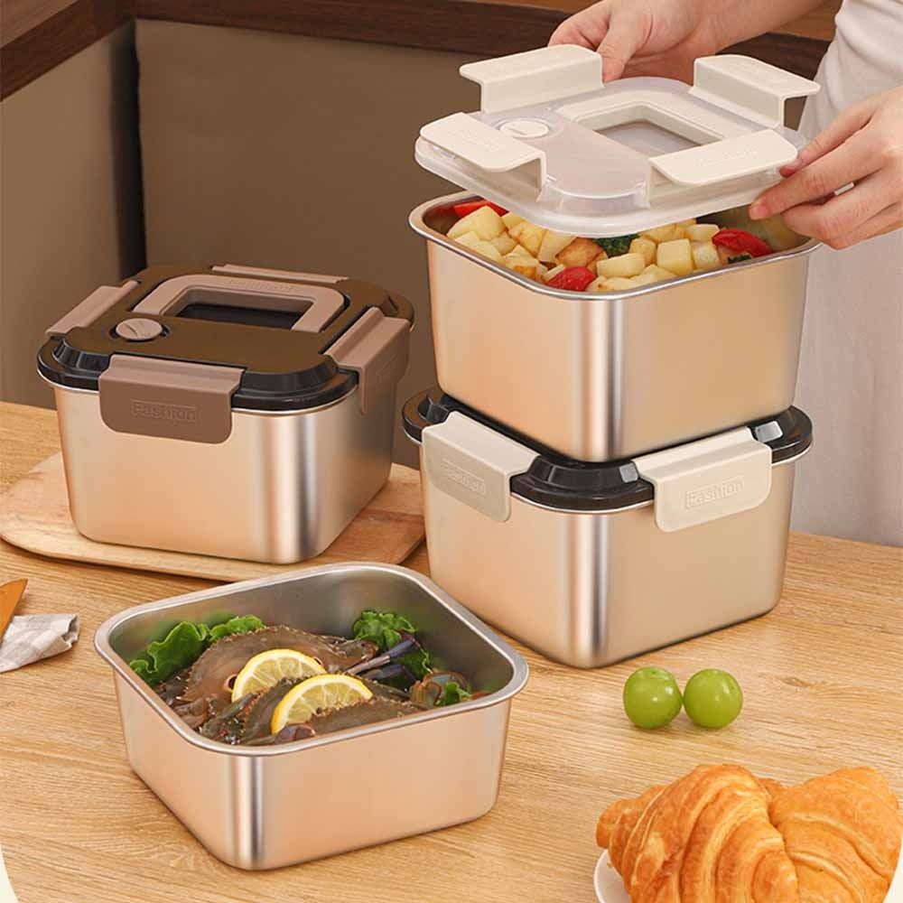 1800ML Stainless Steel Crisper – обзор и цена Food Snacks For Camping