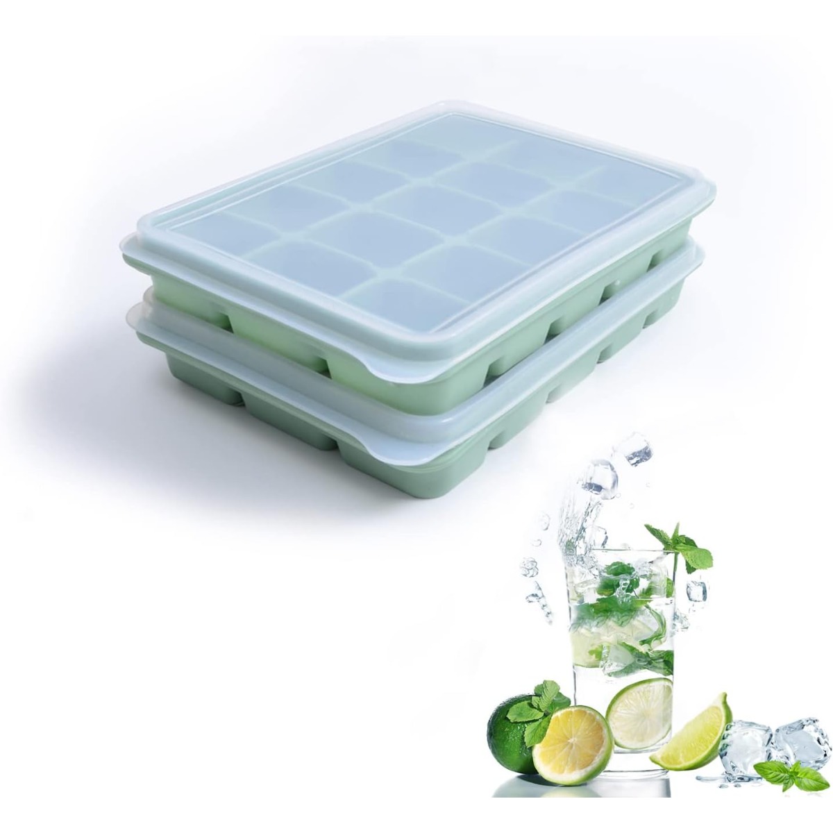Bamboo Green Silicone Ice Cube – обзор и цена Food Snacks That Are Green