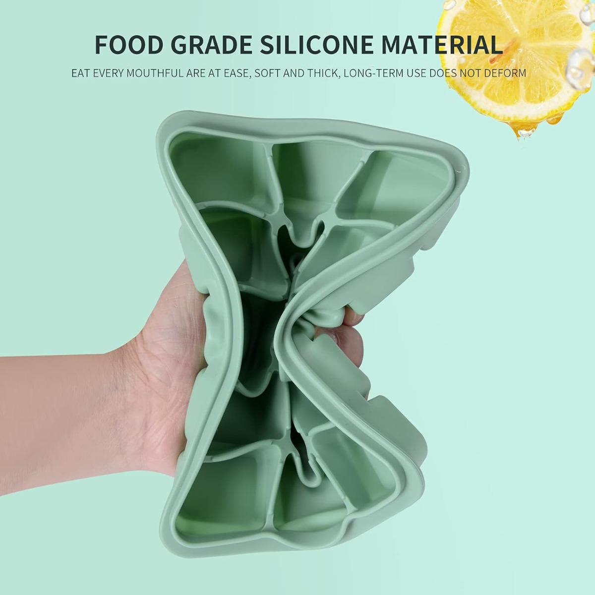 Bamboo Green Silicone Ice Cube – обзор и цена Food Snacks That Are Green