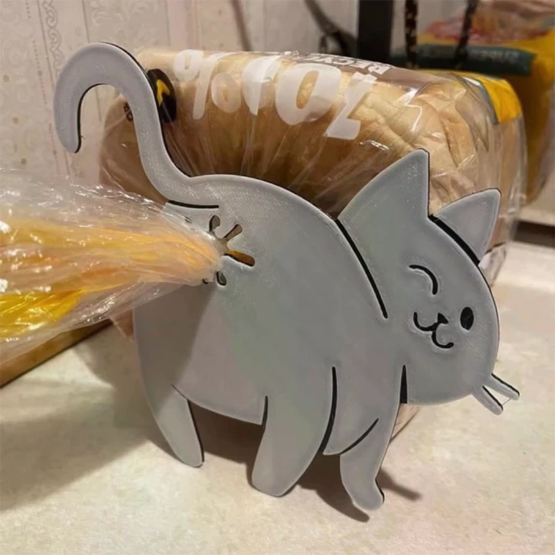 2pcs 3D Cat Butt Bread Bag Cli – обзор и цена Food Lovers Snacks