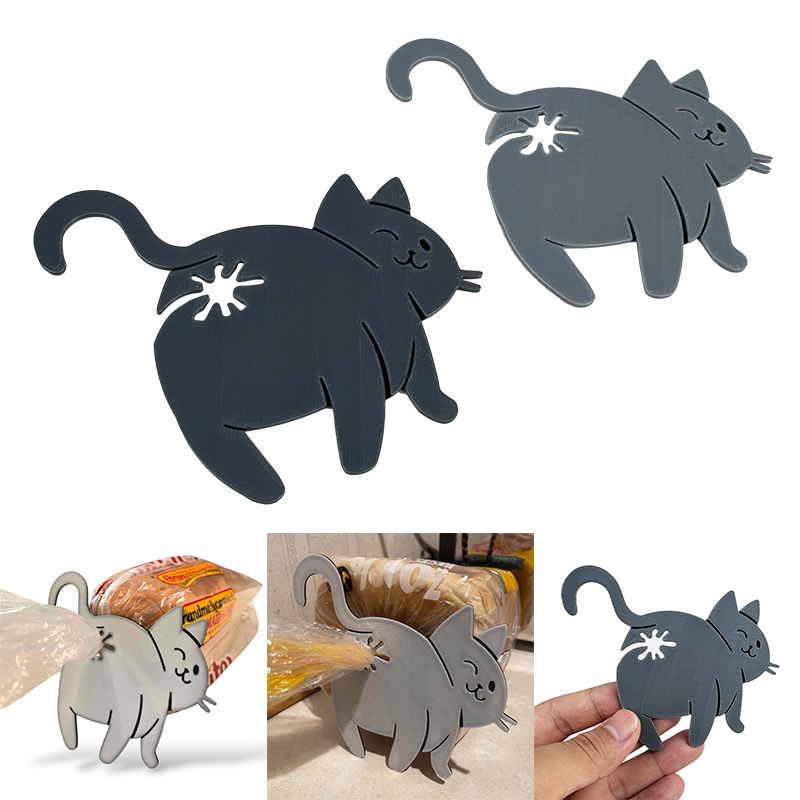 2pcs 3D Cat Butt Bread Bag Cli – обзор и цена Food Lovers Snacks