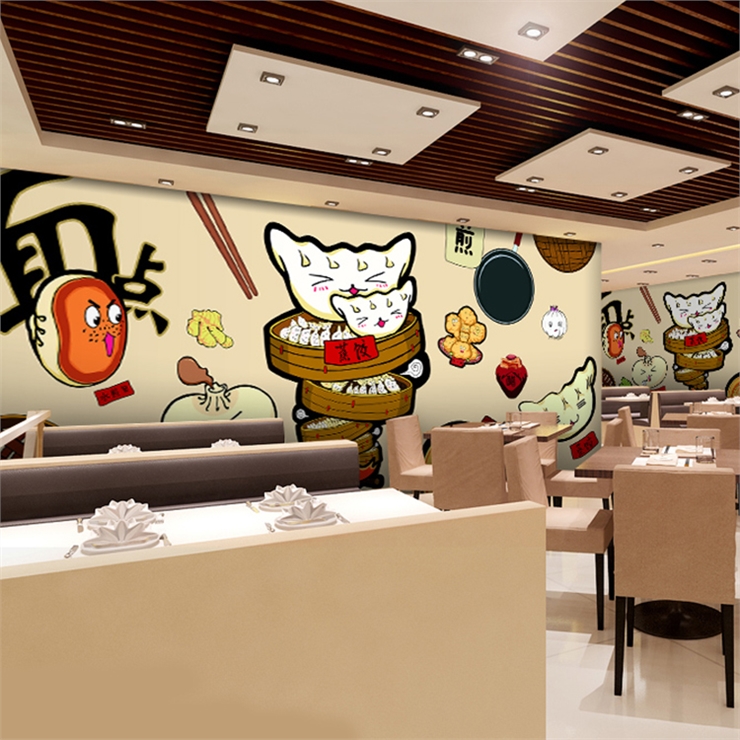 custom 3D Hand painted cartoon – обзор и цена Food Snacks Background