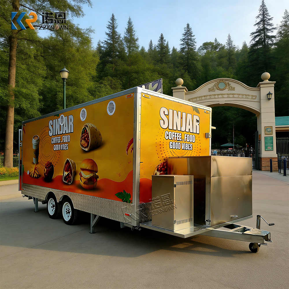 CE DOT Outdoor Food Trailers S – обзор и цена Fast Food With Snacks