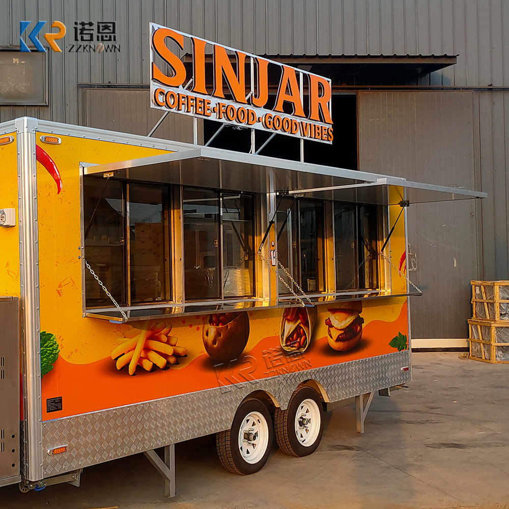 CE DOT Outdoor Food Trailers S – обзор и цена Fast Food With Snacks
