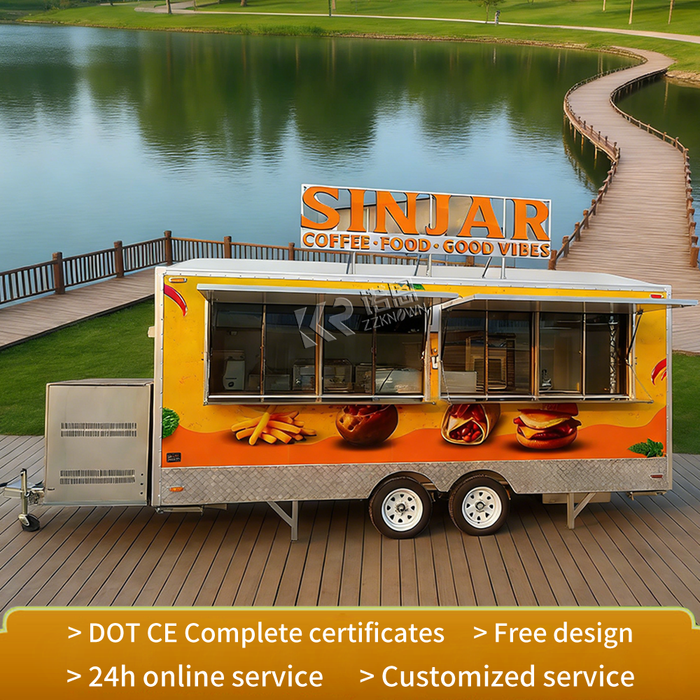 CE DOT Outdoor Food Trailers S – обзор и цена Fast Food With Snacks