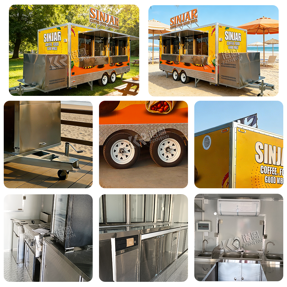 CE DOT Outdoor Food Trailers S – обзор и цена Fast Food With Snacks