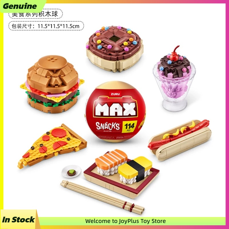 ZURU MAX Snacks Blind Box Buil – обзор и цена Food Good Snacks