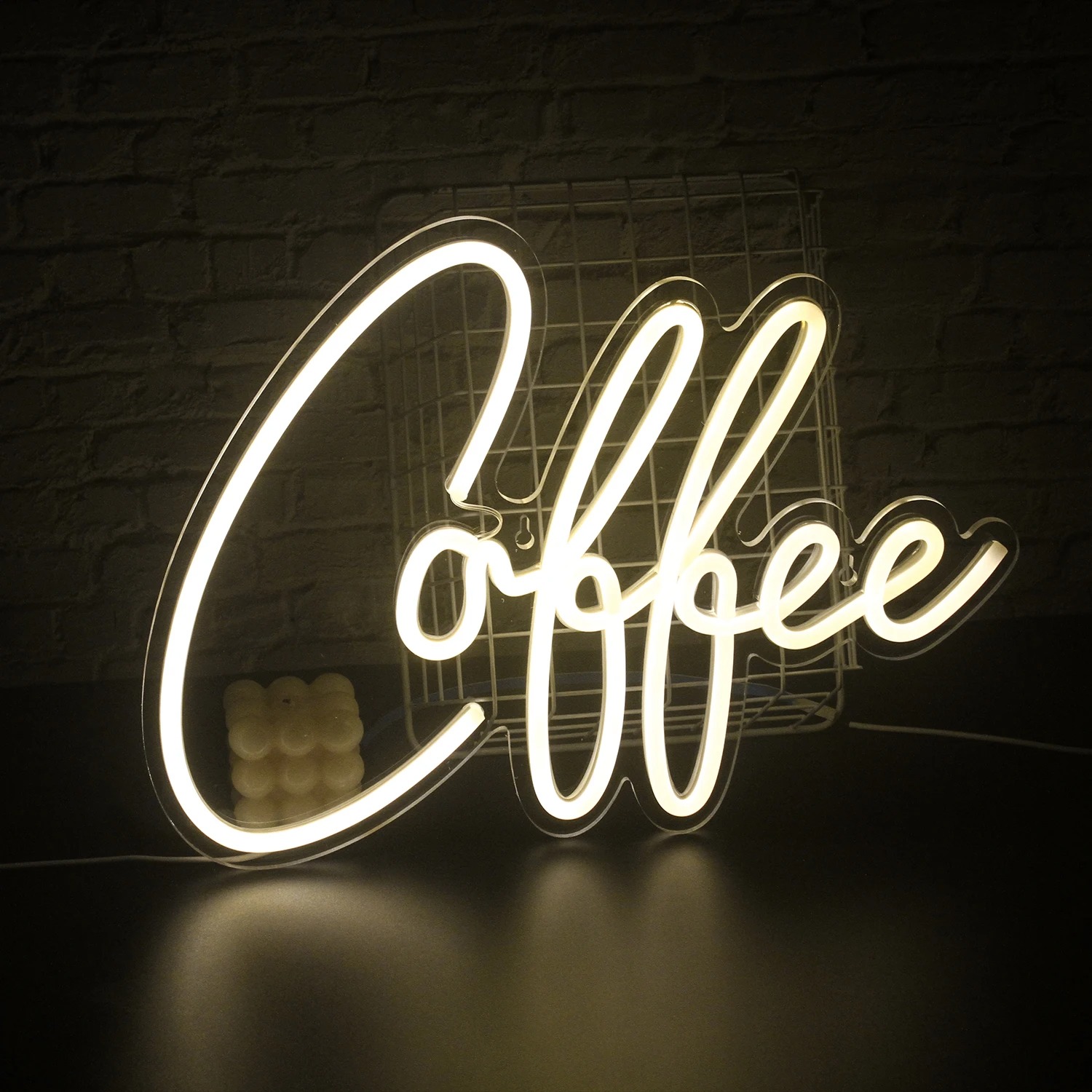 Drinks & Snacks Bar LED Neon L – обзор и цена Food Snacks Background