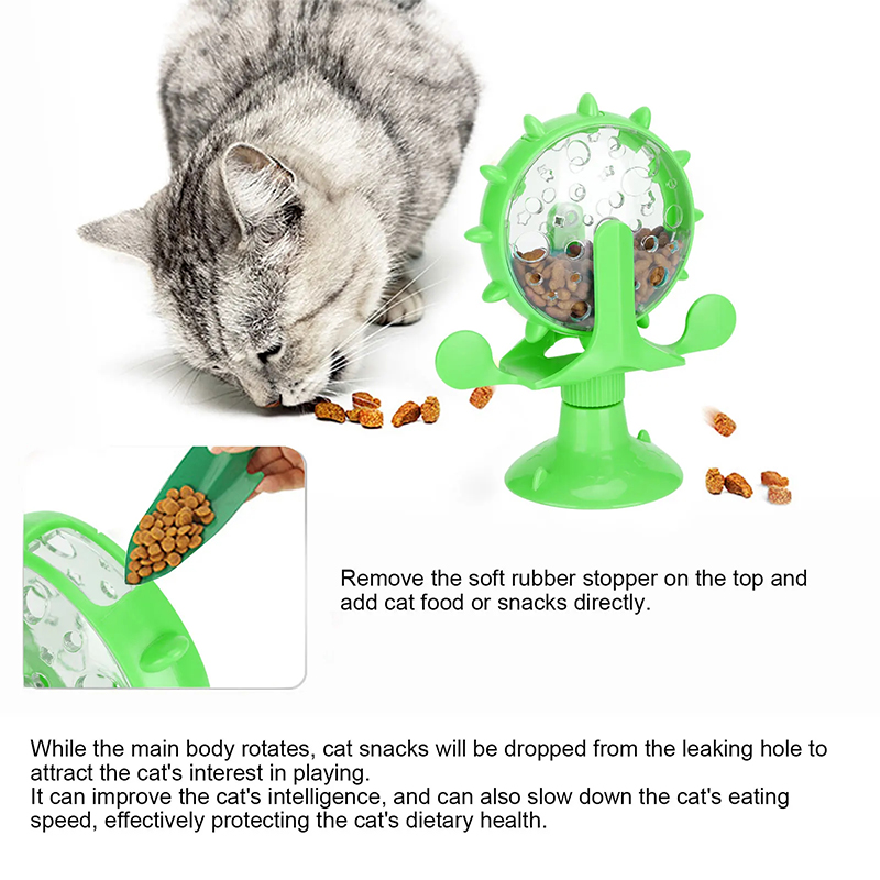 Rotating Windmill Style Cat Fo – обзор и цена Food Snacks Distribution
