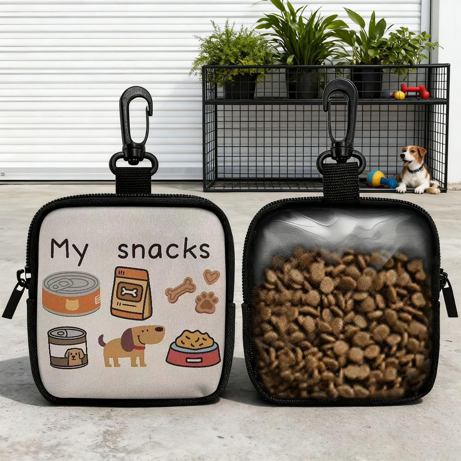 Dog Treat Pouch Portable Food  – обзор и цена Food Snacks For Hiking