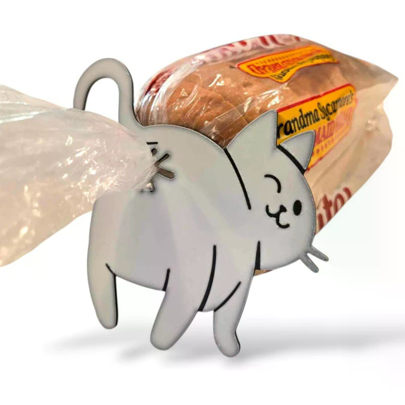 3D Cat Butt Bread Bag Clip Sna – обзор и цена Food Lovers Snacks