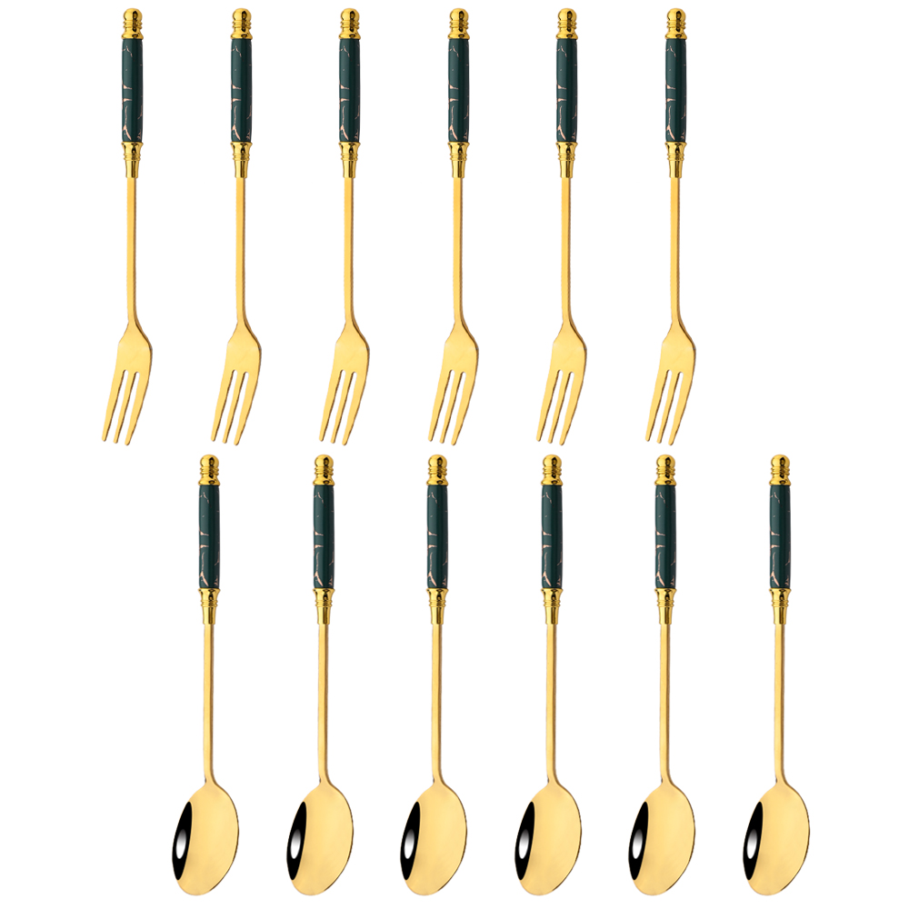 12Pcs Creative Dessert Spoon F – обзор и цена Food Snacks That Are Green
