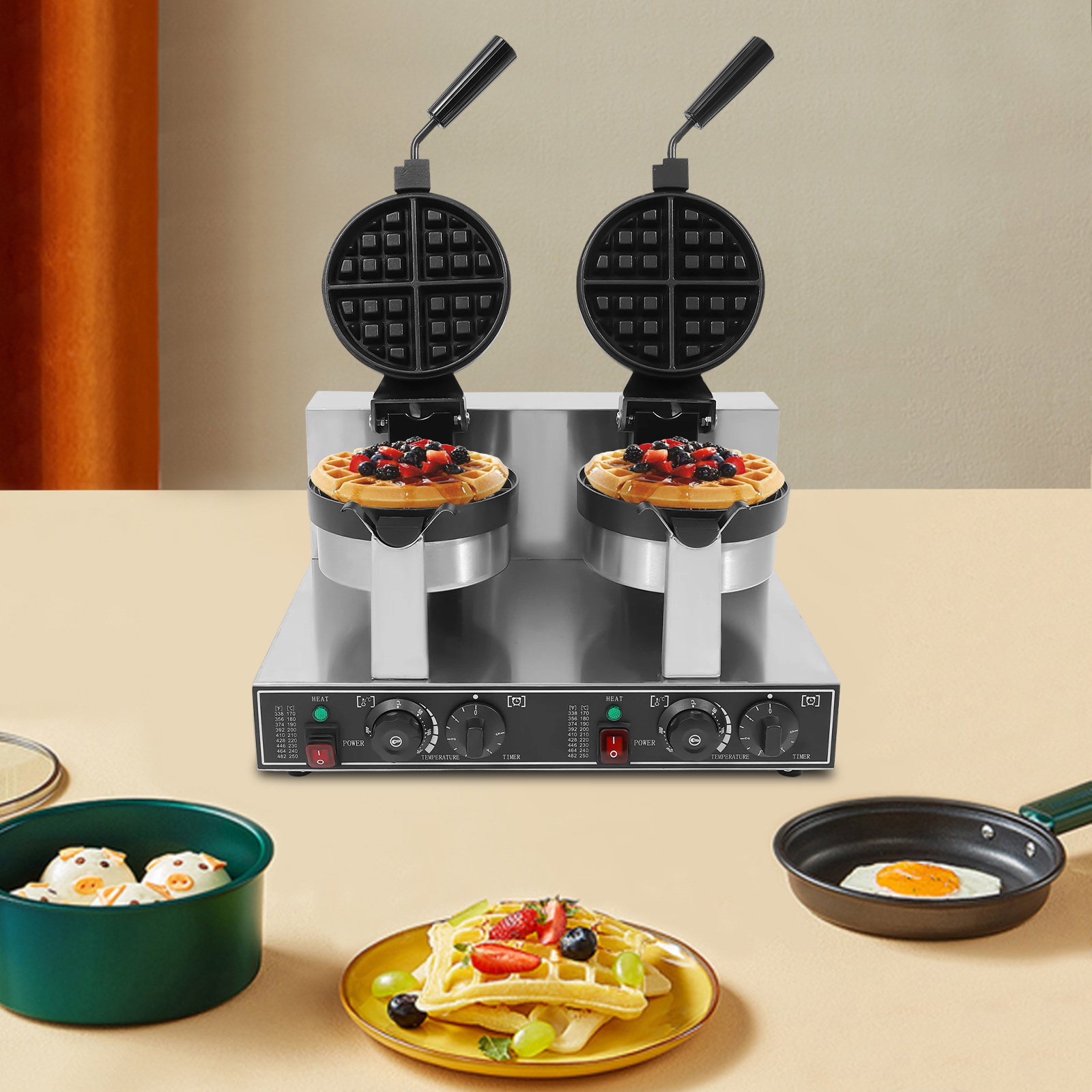201 Stainless Steel Waffle Iro – обзор и цена Food Snacks At Home