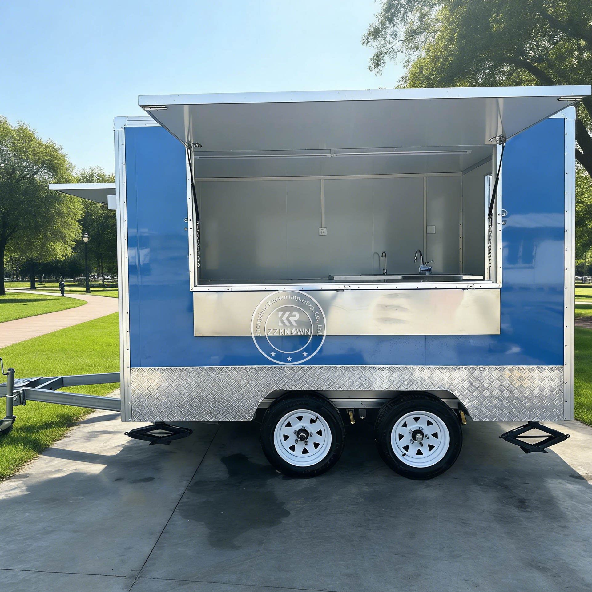 Custom Catering Trailer Mobile – обзор и цена Fast Food With Snacks