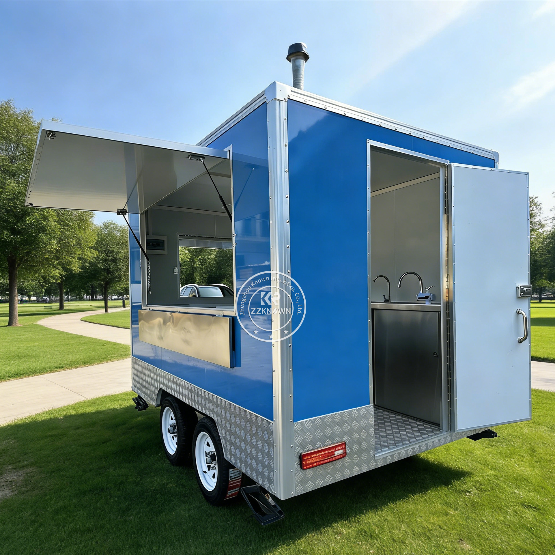 Custom Catering Trailer Mobile – обзор и цена Fast Food With Snacks