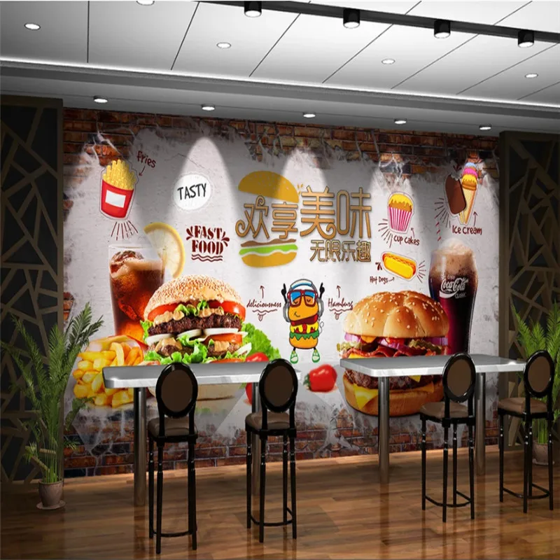 Customized Text Burger French  – обзор и цена Food Snacks Background