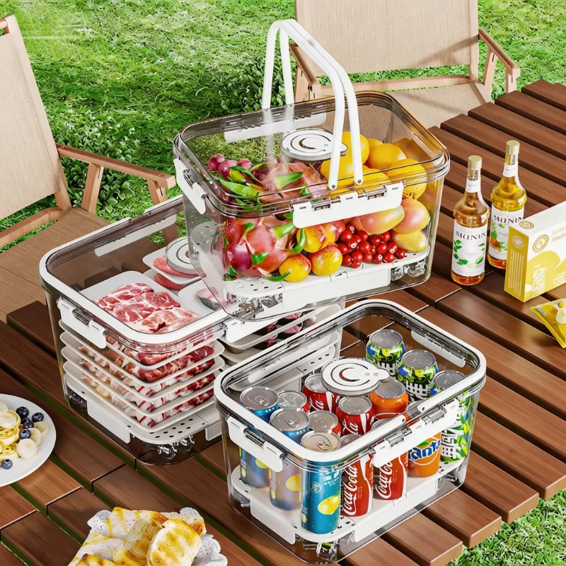 Portable Food Storage Box Refr – обзор и цена Food Snacks For Camping