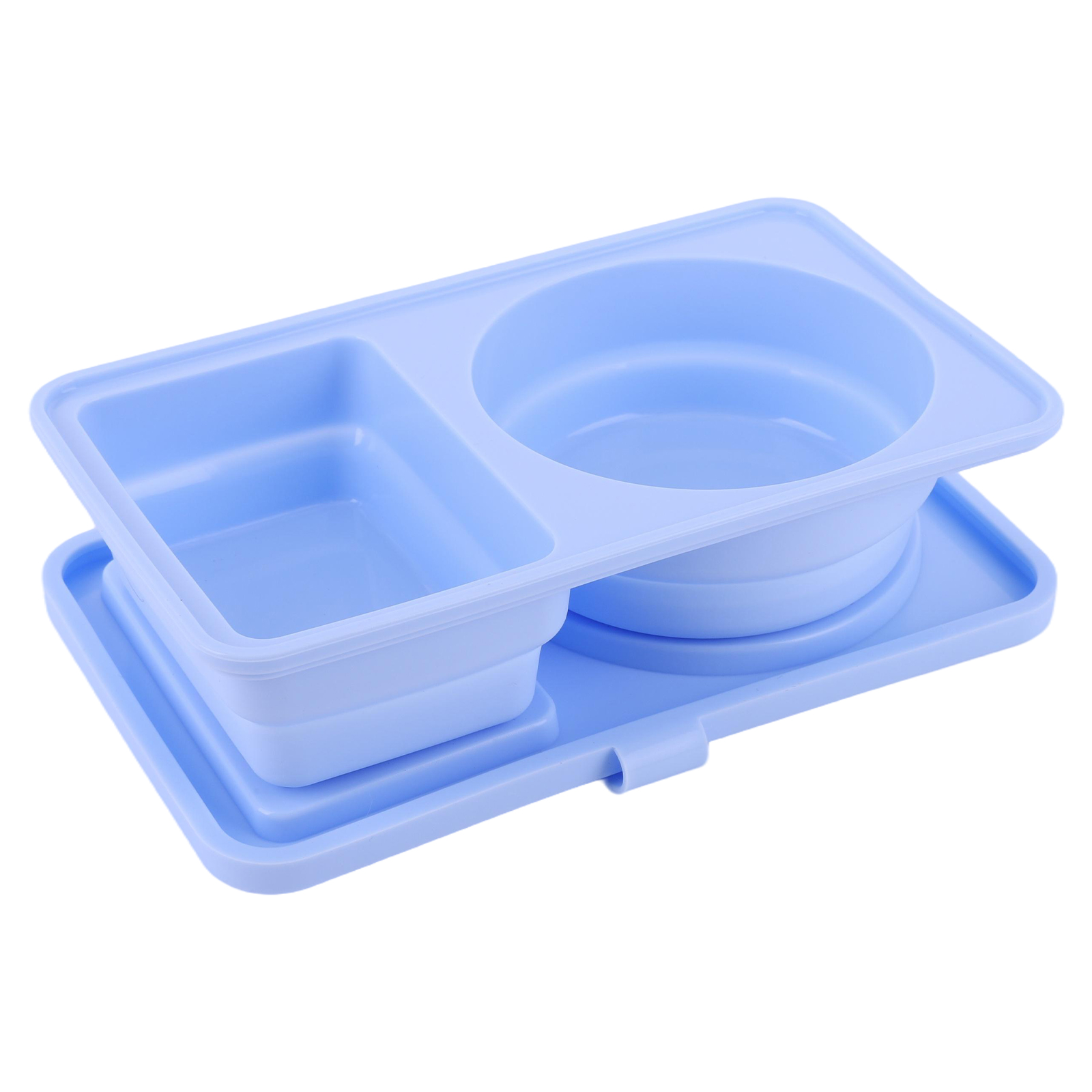3Pcs 2 Compartment Silicone Sn – обзор и цена Food Snacks For Camping