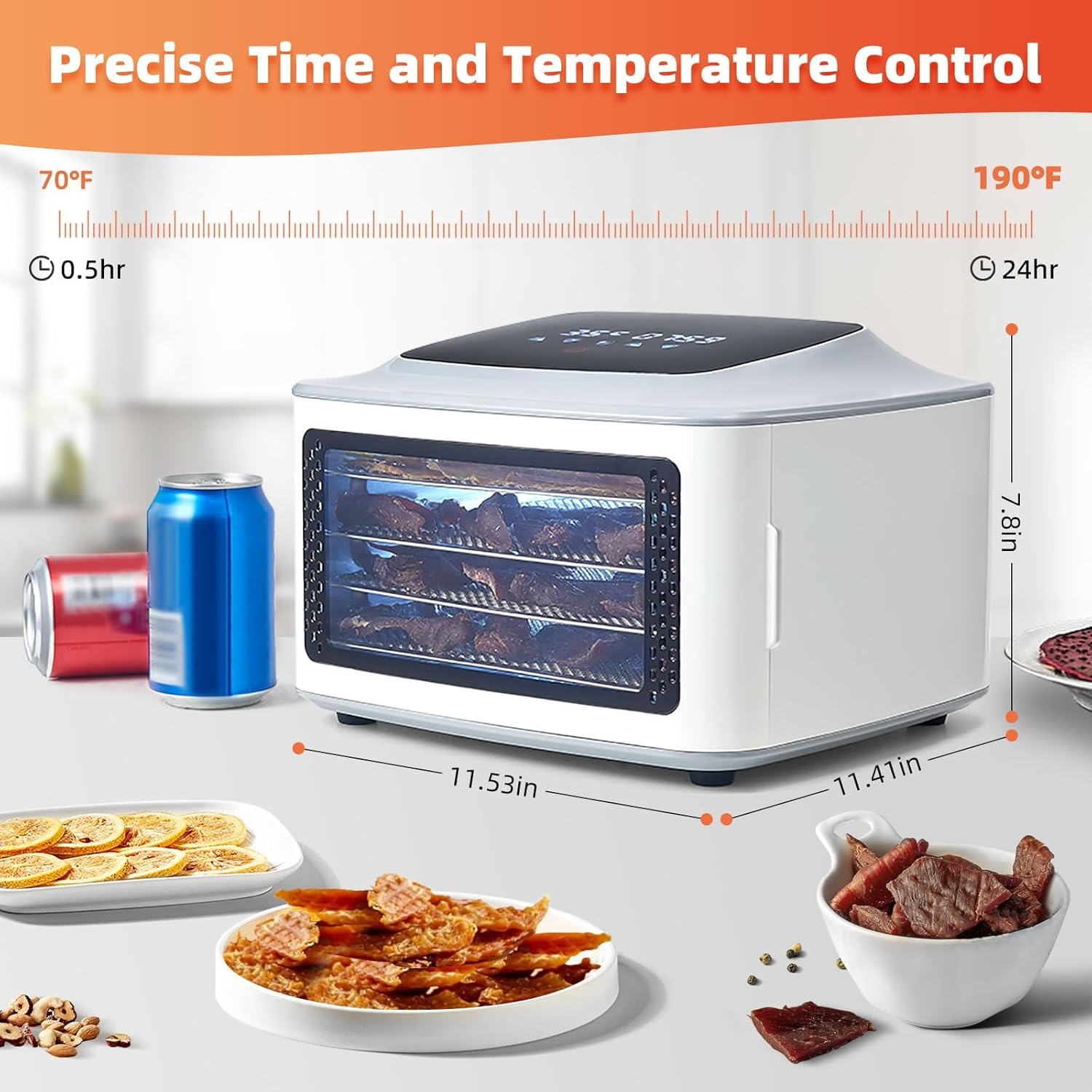 Compact Food Dehydrator, 4 Sta – обзор и цена Food Dehydrator Snacks