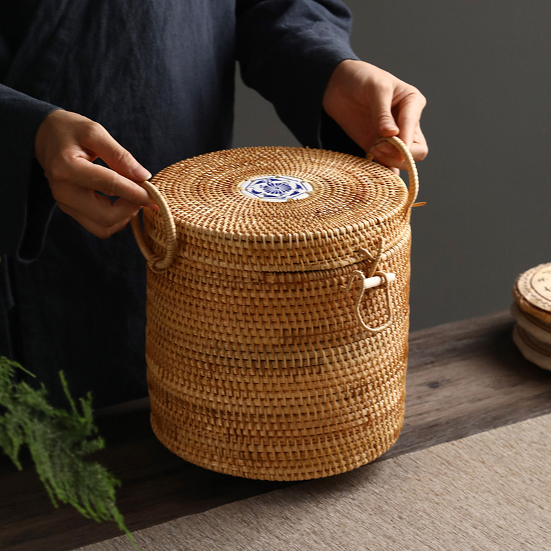 Handwoven Rattan Tea Storage B – обзор и цена Food Snacks That Are Green