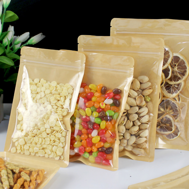 100pcs Eco-friendly Kraft Pape – обзор и цена Food Good Snacks