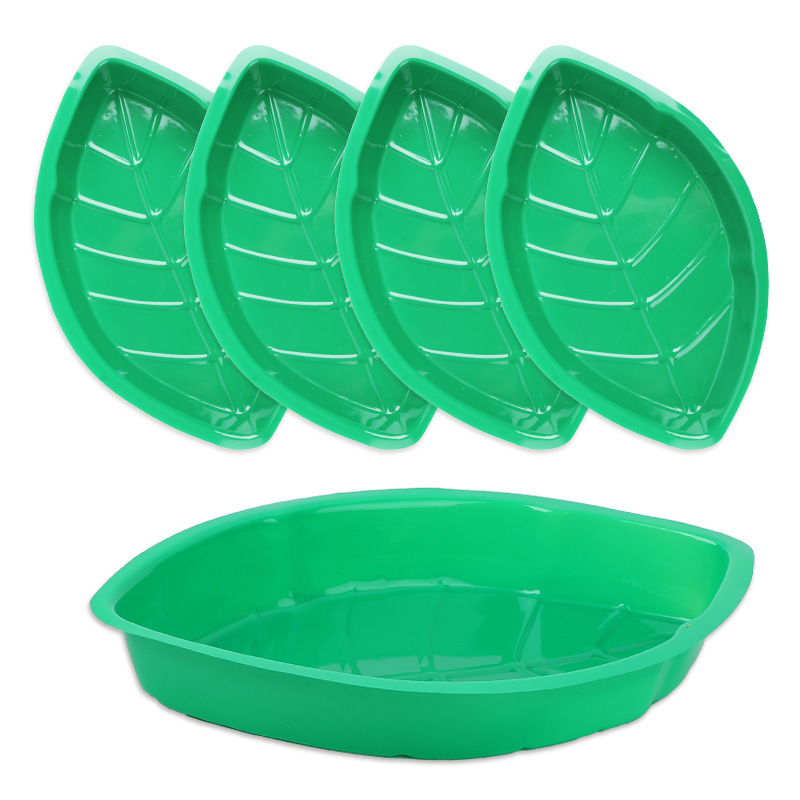 6Pcs Green Palm Leaf Plate Sna – обзор и цена Food Snacks That Are Green