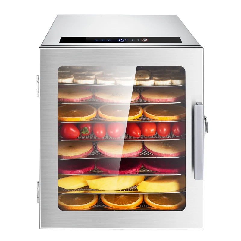 500W 8-Tray Large Capacity Foo – обзор и цена Food Dehydrator Snacks