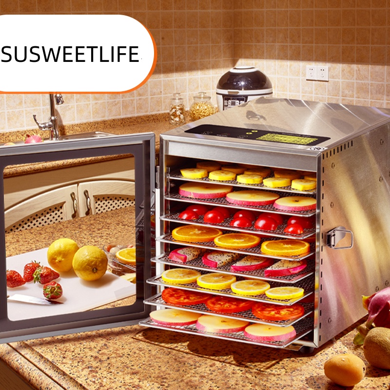 500W 8-Tray Large Capacity Foo – обзор и цена Food Dehydrator Snacks