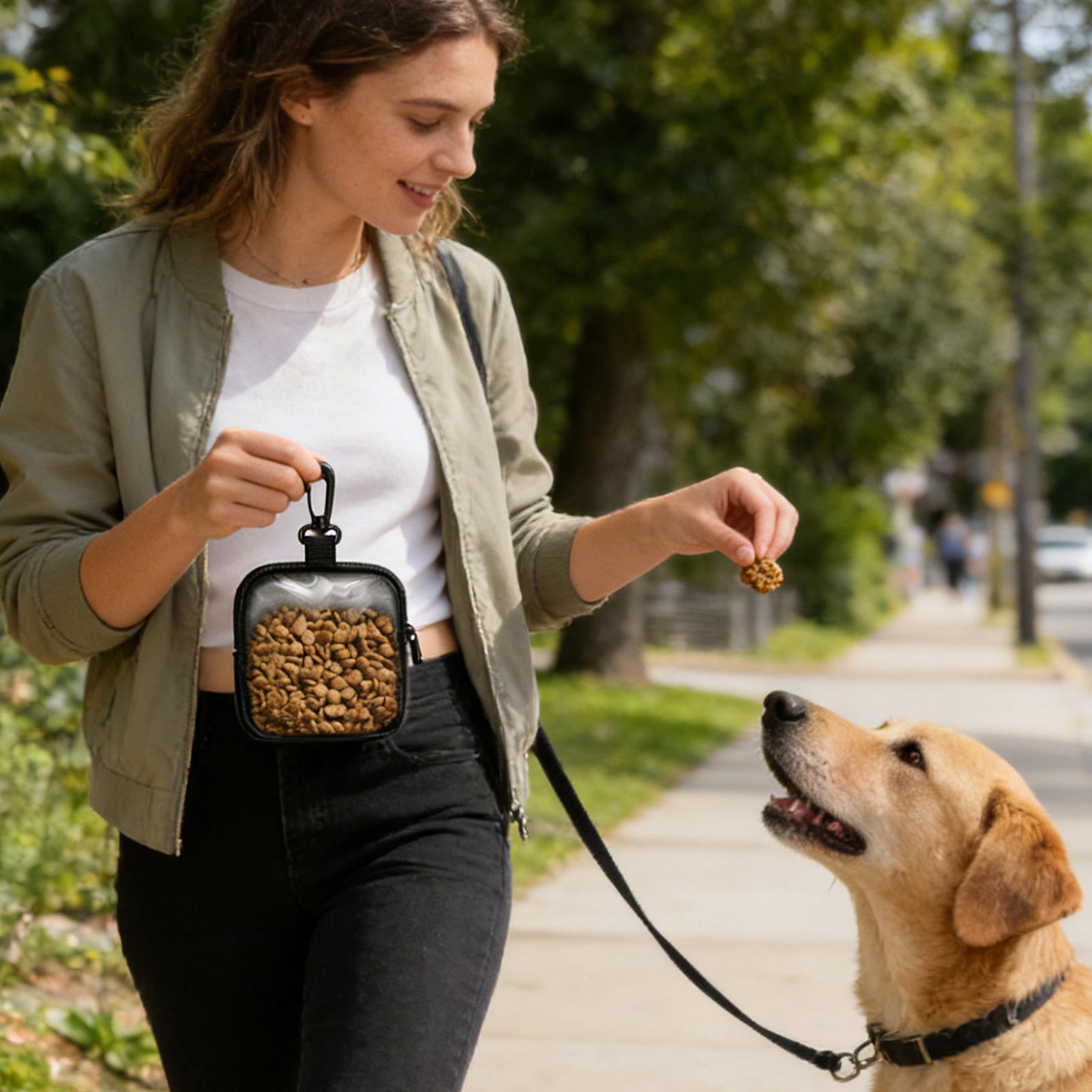 Portable Dog Treat Bag Puppy T – обзор и цена Food Snacks For Hiking