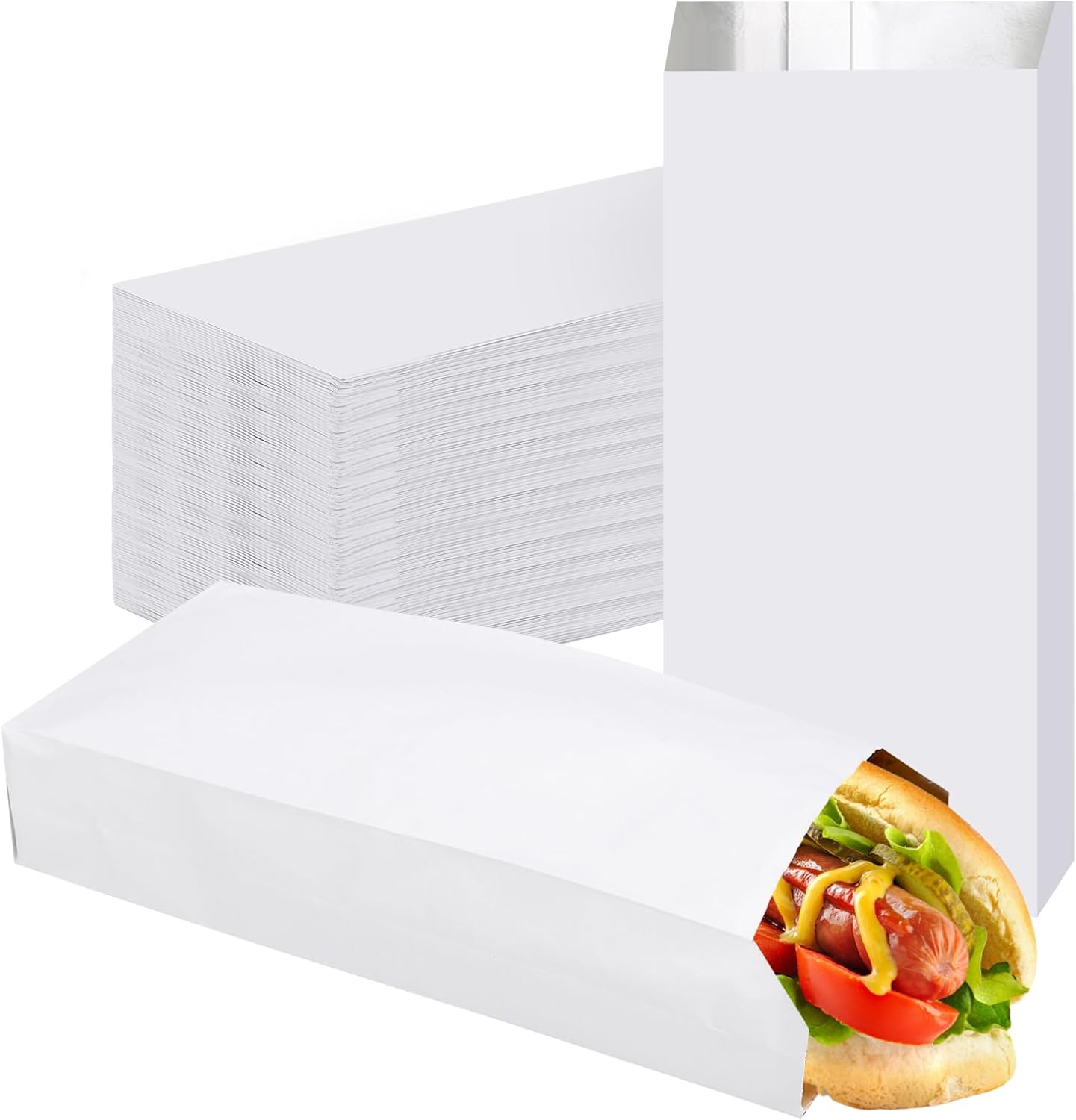 Aluminum Foil Hot Dog Bags 200 – обзор и цена Fast Food With Snacks