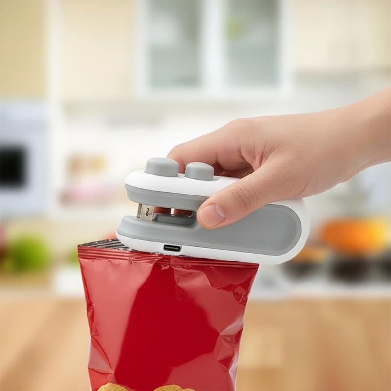 Mini Handheld Food Heat Sealer – обзор и цена Food Snacks At Home