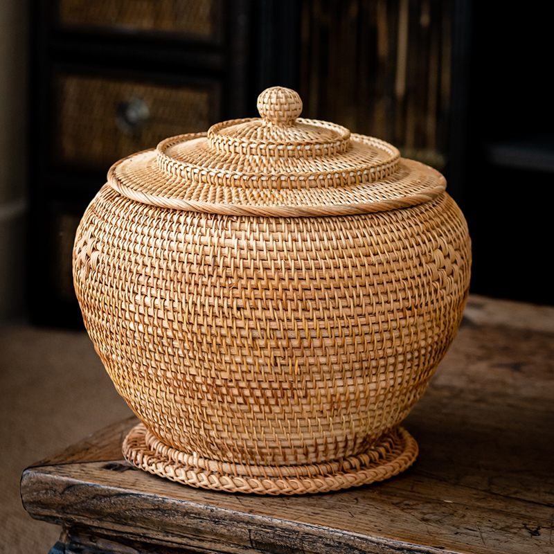 Handwoven Rattan Tea Storage B – обзор и цена Food Snacks That Are Green