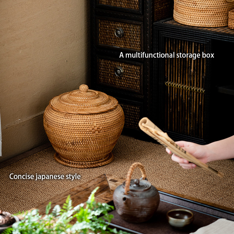 Handwoven Rattan Tea Storage B – обзор и цена Food Snacks That Are Green