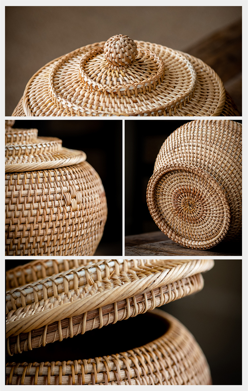 Handwoven Rattan Tea Storage B – обзор и цена Food Snacks That Are Green