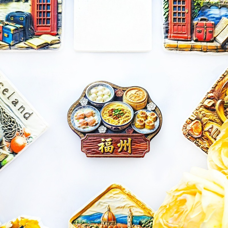 Fuzhou Snacks Fridge Magnet -  – обзор и цена Food Lovers Snacks